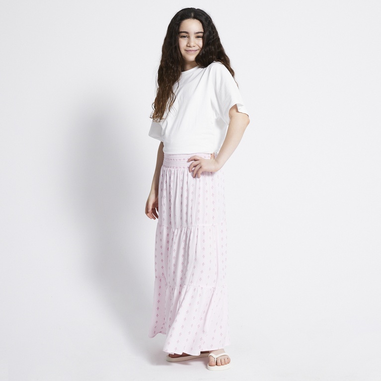 Maxi skirt "Luciana Print" Pink